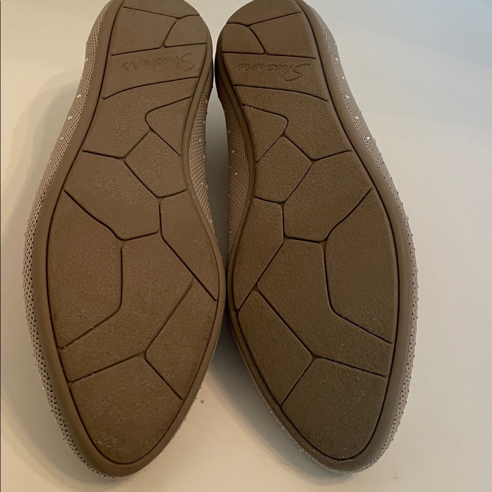 Skechers Cleo 2.0 Shoes Mesmerizing Nights Taupe Comfort Ballet Flats Shoes - Picture 5 of 13